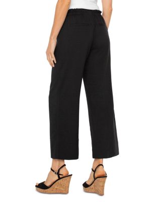 Tie Waist Ankle Pants