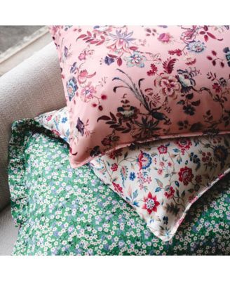  Liberty Fabric Jannah Dusky Pink Print Silk Pillowcase, Standard
