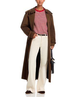 Ruby High Rise Flare Leg Trouser Jeans in Ecru