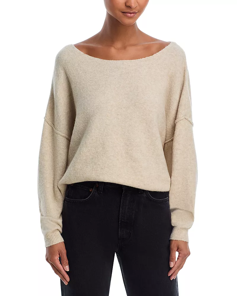 American Vintage Boat Neck Drop Sleeve Sweater