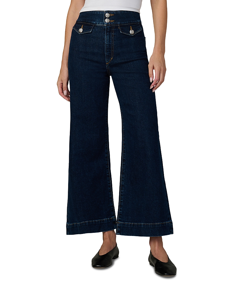 Joe's Jeans The Ella High Rise Wide Leg Ankle Jeans in Magnetic
