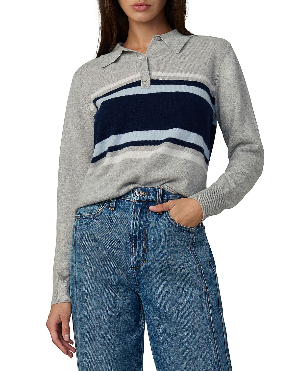 Joe's Jeans The Long Sleeve Cashmere Polo