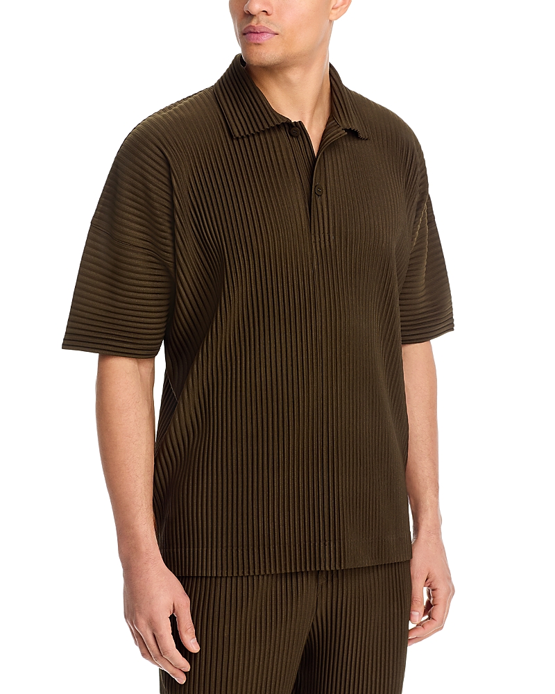 Homme PLISSE Issey Miyake Monthly Colors June Ribbed Polo