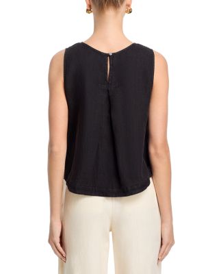 Maxine Linen Sleeveless Top