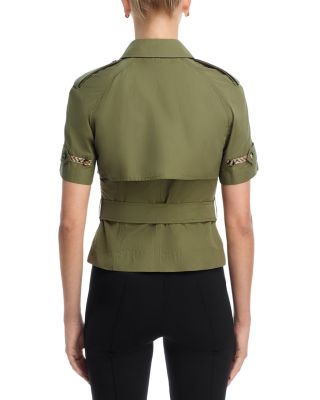 Cropped Trench Shirt