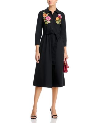 Embroidered Shirtdress