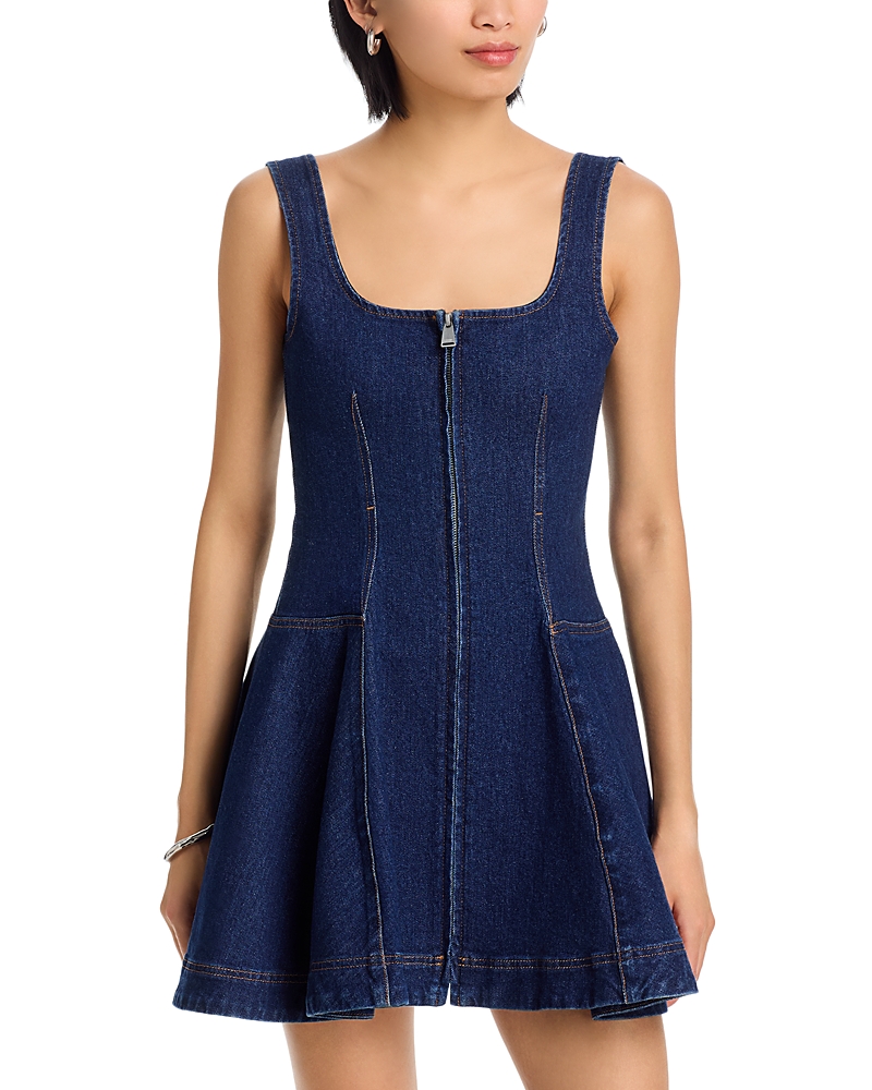 Simkhai Eleodra Denim Mini Dress