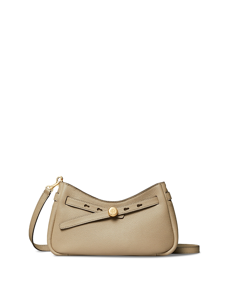Tory Burch Romy Leather Zip Top Crossbody · OS