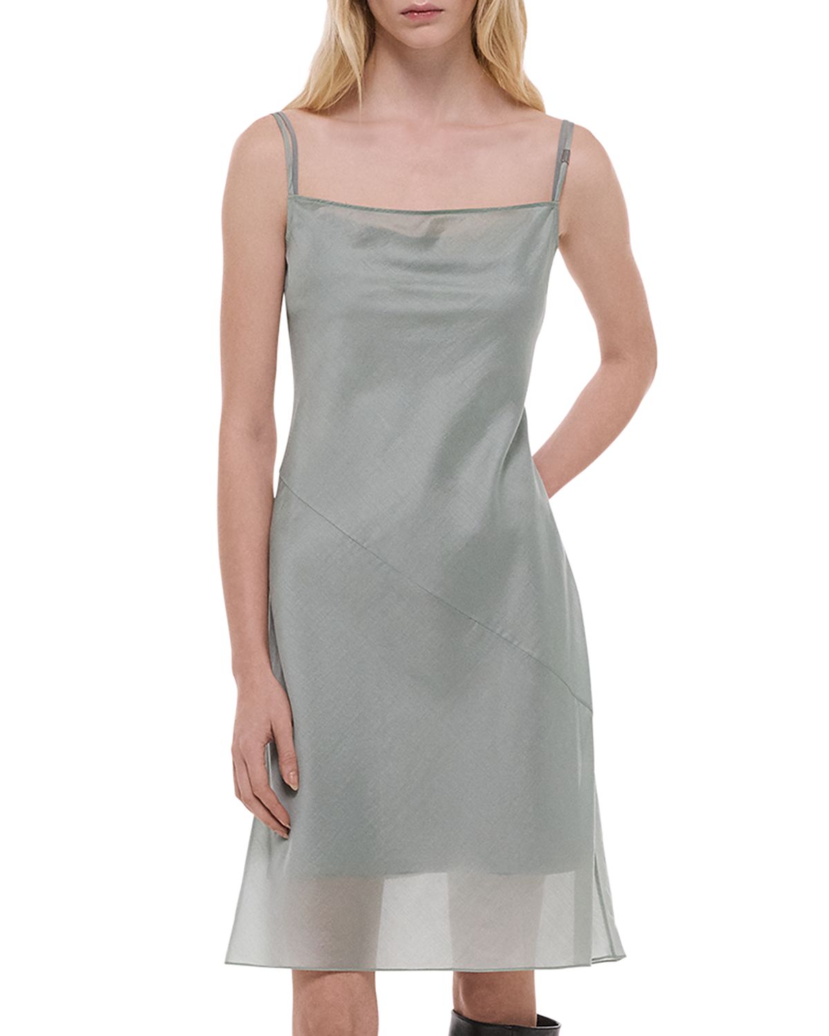Helmut Lang Airy Sheer Slip Dress