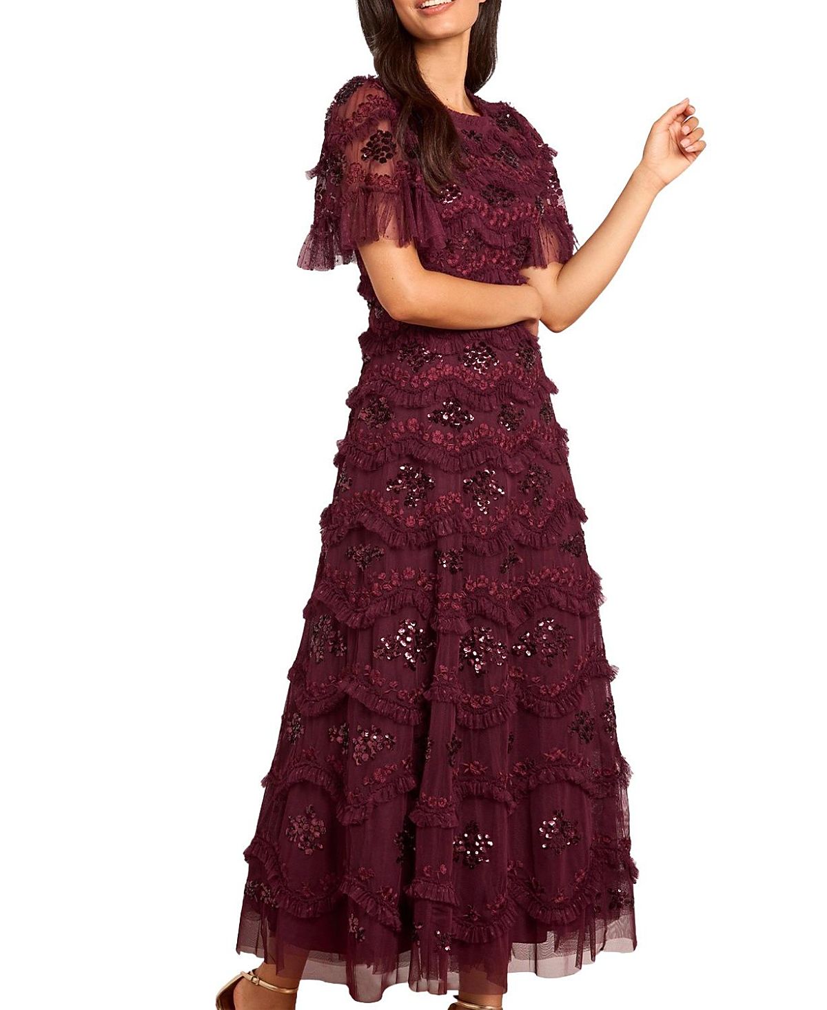 Needle & Thread Daisy Wave Ankle Gown