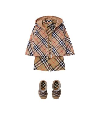 Boys' Check Cotton Shorts - Baby, Little Kid