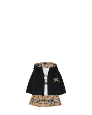 Boys' Reversible Check Hooded Jacket - Baby, Little Kid