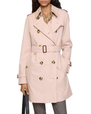 Short Tropical Gabardine Kensington Trench Coat