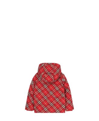 Girls' Check Hooded Puffer Coat - Little Kid, Big Kid