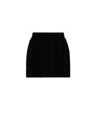  Wool Blend Mini Skirt