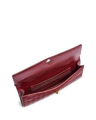 Andiamo Intrecciato Leather Clutch