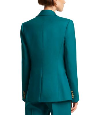 Notched Lapel Single Button Blazer