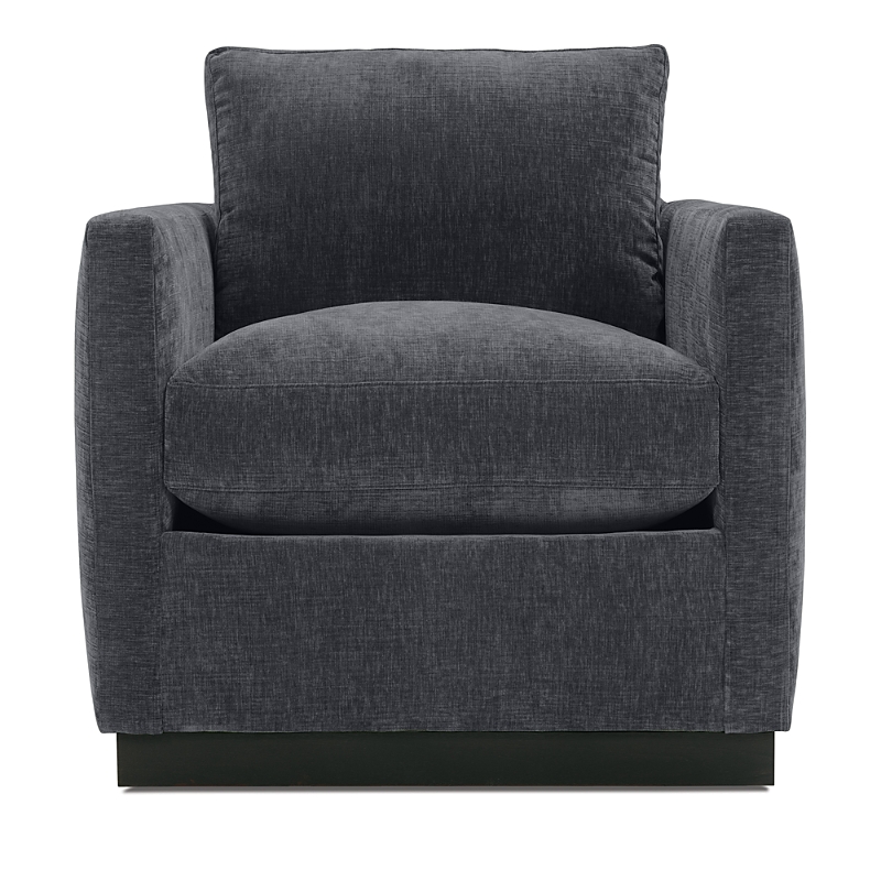 Hudson Park Collection Inwood Swivel Chair - Exclusive In Gray