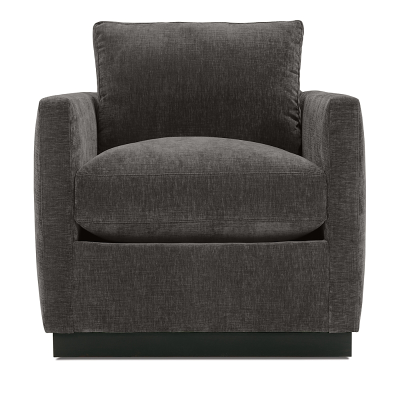Hudson Park Collection Inwood Swivel Chair - Exclusive In Black