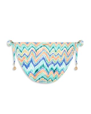 Tropical Chevron String Bikini Bottom