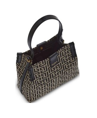 Release Bucket Bag in Jacquard and Calfskin