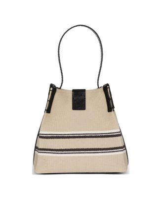 Release Bucket Bag in Canvas and Calfskin