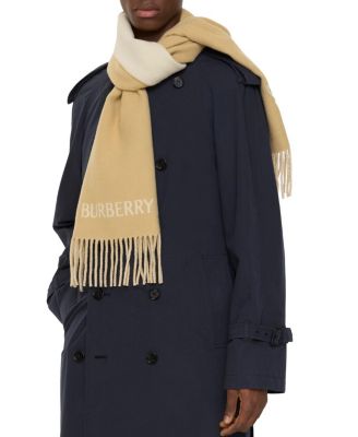  B Crest Cashmere Scarf