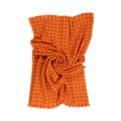 Houndstooth Naturally Weighted Wool Throw