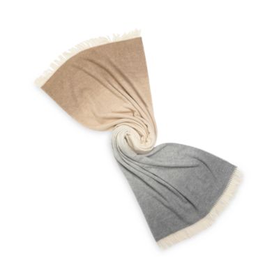 Whisper Ombr&eacute; Merino Wool Throw