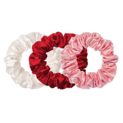 Pure Silk Large Scrunchies, Set of 3