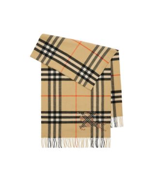  Wide Cross Stitch EKD Check Cashmere Scarf