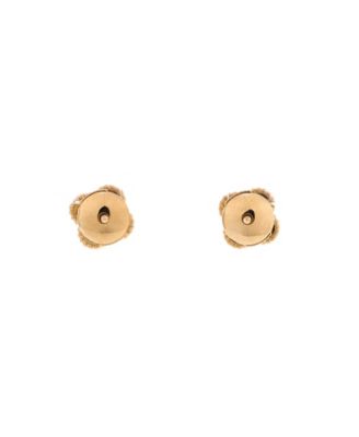Sweet Alhambra Stud Earrings 18K Gold and Mother of Pearl