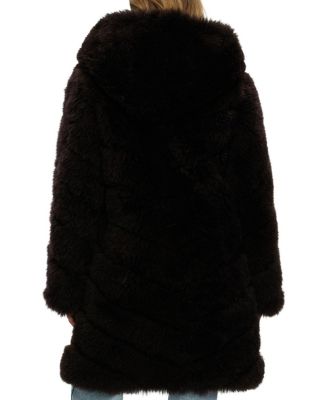  Select Cashmere Goat Diagonal Parka