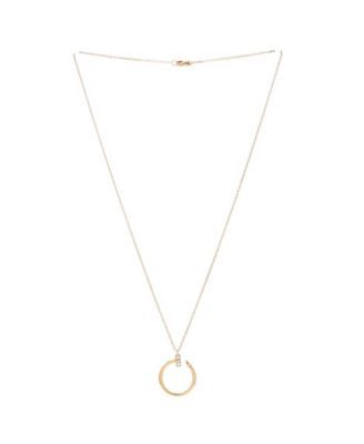 Juste un Clou Pendant Necklace 18K Gold with Diamonds, 15.25 - 16"