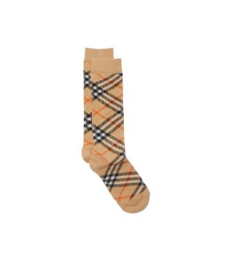 Unisex Check Cotton Blend Socks - Little Kid, Big Kid