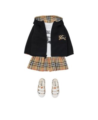 Boys' Reversible Check Hooded Jacket - Baby, Little Kid