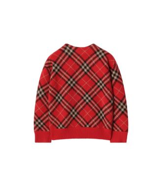 Boys' Check Wool Cardigan - Little Kid, Big Kid