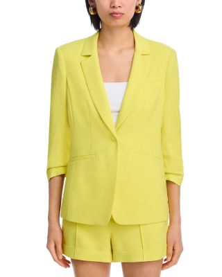 Khloe Ruched-Cuff Blazer