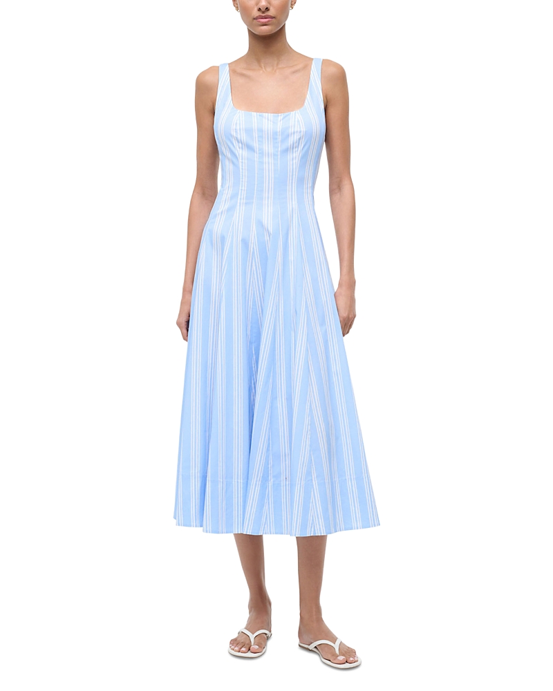 Staud Wells Midi Dress
