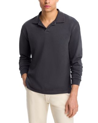 Long Sleeve Cotton Polo Shirt