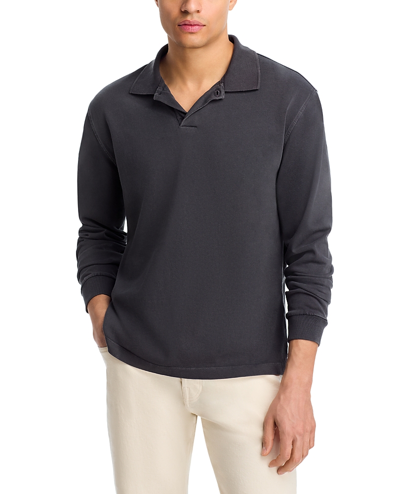 Madewell Long Sleeve Cotton Polo Shirt