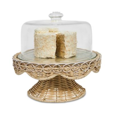 Provence Rattan Cake Stand