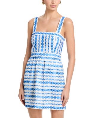 Structured Taffeta Mini Dress