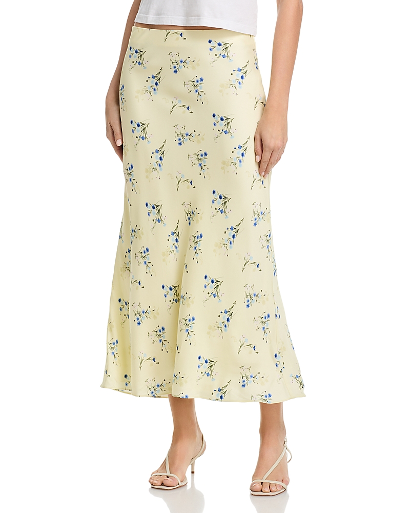 French Connection Harper Fleur Bias Midi Skirt