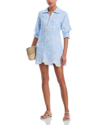 Freya Embroidered Mini Dress