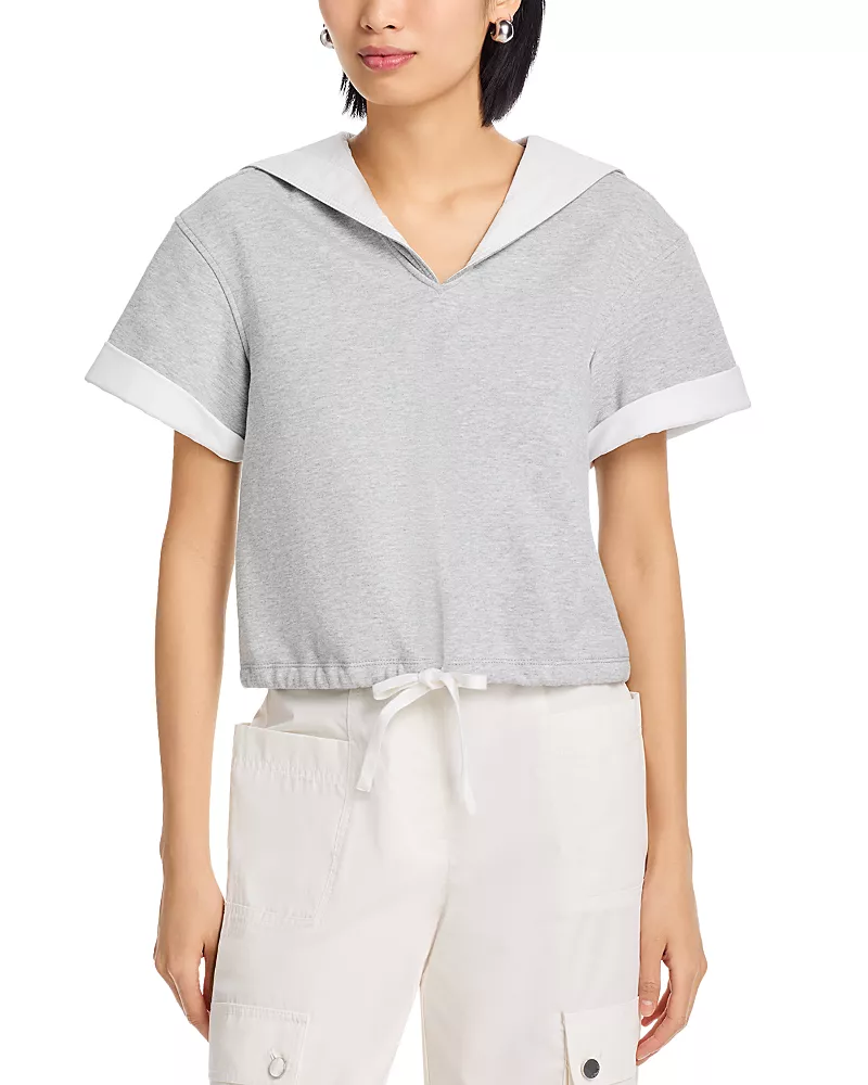 3.1 Phillip Lim French Terry Sailor Top