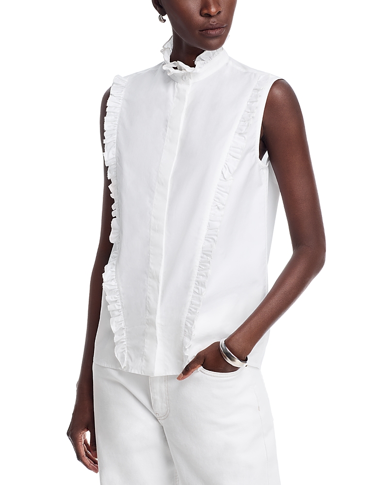 Fabiana Filippi Sleeveless Ruffled Shirt