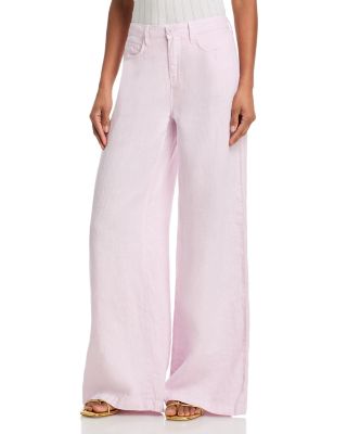 Amara High Rise Wide Leg Linen Pants