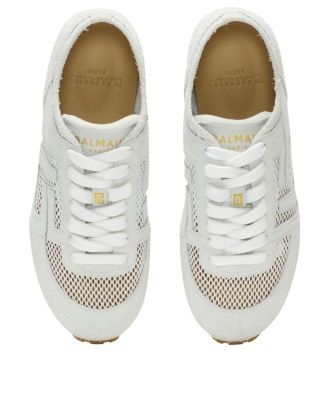  Women's Racer 45 Trainers in Calfskin, Suede and Nylon