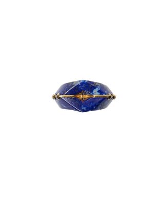 Lapis Hollow Ring